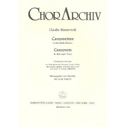 Canzonetten : für 3 gleiche - Claudio Monteverdi