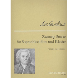20 Stücke : für Sopranblockflöte - Johann Sebastian Bach