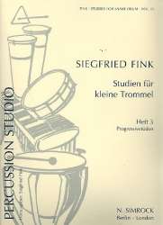 Studien für kleine Trommel Band 3 - Siegfried Fink