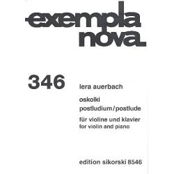 2 Stücke : für Violine und Klavier - Lera Auerbach