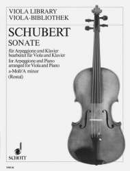 Arpeggione-Sonate a-Moll D821 : - Franz Schubert / Arr. Max Rostal