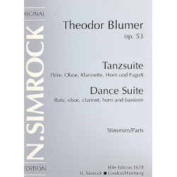 Tanzsuite op.53 : für Flöte, Oboe, - Theodor Blumer