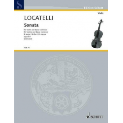 Sonate B-Dur op.6,1 : für Violine - Pietro Locatelli