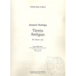 Tiento antiguo : für Gitarre - Joaquin Rodrigo