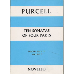 10 Sonatas of 4 Parts : - Henry Purcell