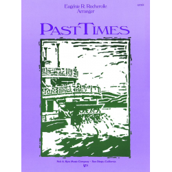 Past times : for piano - Eugénie Ricau Rocherolle