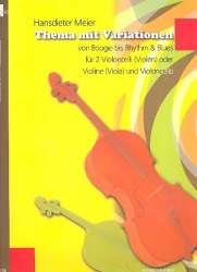 Thema mit Variationen für 2 Violoncelli - Hansdieter Meier
