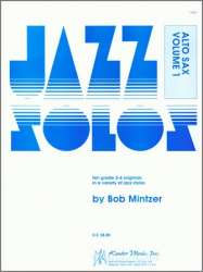 Jazz Solos For Alto Sax, Volume 1 - Bob Mintzer