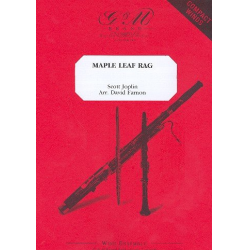 Maple Leaf Rag (für 4 Klarinetten oder Holzbläser-Quartett) -Scott Joplin / Arr.David Farnon