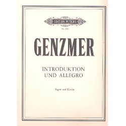 Introduktion und Allegro für Fagott & Klavier - Harald Genzmer