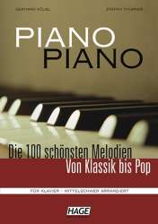 Piano Piano 1 mittelschwer - Diverse / Arr. Gerhard Kölbl Stefan Thurner