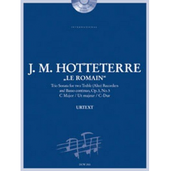 Triosonate für zwei Altblockflöten und B.c. op. 3 Nr. 5 in C-Dur - Jacques-Martin Hotteterre ("Le Romain")