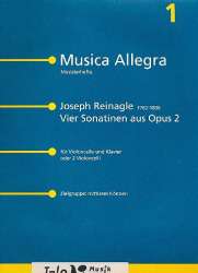 Vier Sonatinen aus Opus 2 für Vc + Klav - Joseph Reinagle
