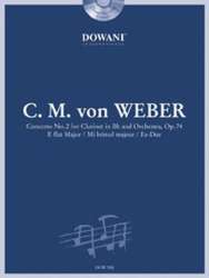 Konzert Nr. 2 für Klarinette und Orchester op. 74 in Es-Dur) -Carl Maria von Weber
