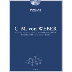 Konzert Nr. 2 für Klarinette und Orchester op. 74 in Es-Dur) - Carl Maria von Weber