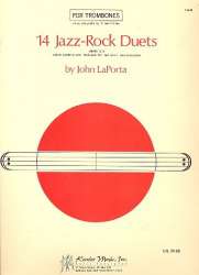 14 Jazz Rock Duets, 2 Trombones - J. LaPorta