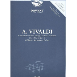 Konzert für Violine, Streicher und B.c. op. 3 Nr. 3, RV 310 in G-Dur -Antonio Vivaldi