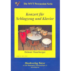 Konzert für Schlagzeug und Klavier - Helmut Maurberger