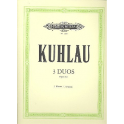 3 Duos op. 10 für 2 Flöten - Friedrich Daniel Rudolph Kuhlau