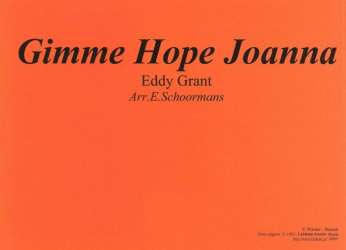Gimme Hope Joanna - Eddy Grant / Arr. Engelbert Schoormans
