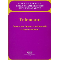 Sonate Es-Dur für Fagott (Vc) und Klavier - Georg Philipp Telemann / Arr. Imre Rudas