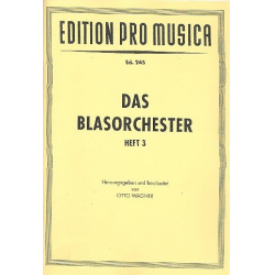 Das Blasorchester Band 3 -Otto Wagner