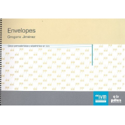 Envelopes (+CD) : für 5 Percussionisten - Gregorio Jiménez Payá