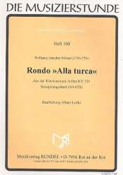 Rondo Alla Turca : für 5 Saxophone -Wolfgang Amadeus Mozart