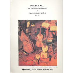 Sonata No.2 op.123 : for violoncello and piano - Camille Saint-Saens