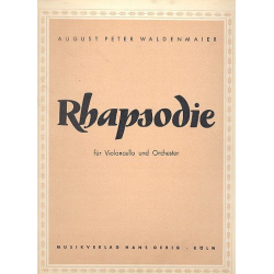 Rhapsodie für Violoncello und - August Peter Waldenmaier