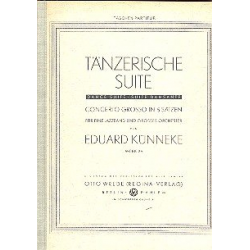 Tänzerische Suite op.26 (Studienpartitur) - Eduard Künneke