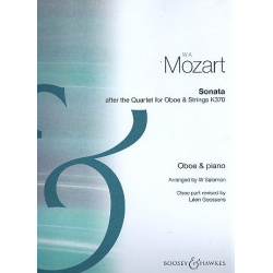 Sonata after the Quartet KV370 : - Wolfgang Amadeus Mozart