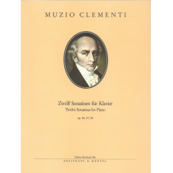 12 Sonatinen op.36, op.37, op.38 : - Muzio Clementi