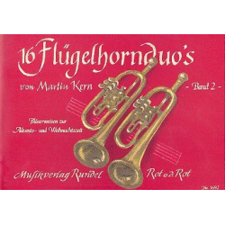 16 Flügelhornduos Band 2 - Martin Kern