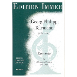 Concerto : für 3 Clarini, Pauken - Georg Philipp Telemann