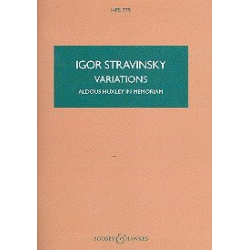 Variations : for orchestra - Igor Strawinsky