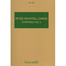 Symphony no.5 : for orchestra - Sir Peter Maxwell Davies