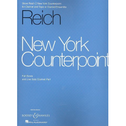 New York Counterpoint : for solo clarinet - Steve Reich