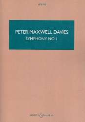 Symphony no. 1 : for orchestra - Sir Peter Maxwell Davies