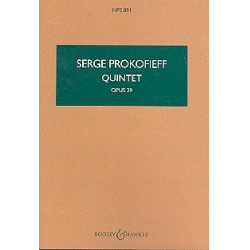 Quintett op.39 : für Oboe, Klarinette, - Sergei Prokofieff