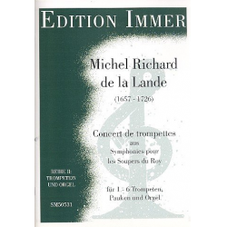 Concert de trompettes : - Michel-Richard Delalande