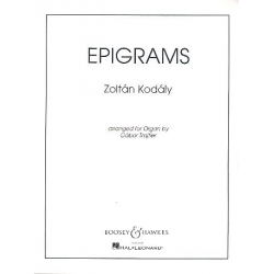 Epigrams : for organ - Zoltán Kodály