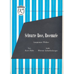 Schwarze Rose Rosemarie : - Werner Scharfenberger