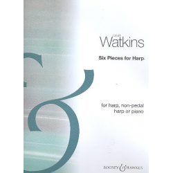 6 Pieces : for harp - David Watkins