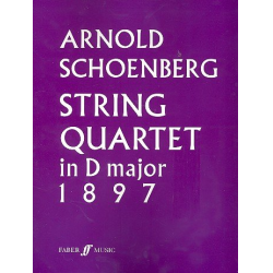 String Quartet d major : parts - Arnold Schönberg