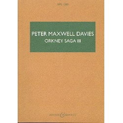 Orkney Saga no.3 : for alto saxophone - Sir Peter Maxwell Davies