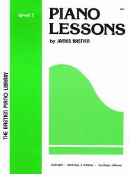Piano Lessons Level 3 (english) -Jane and James Bastien