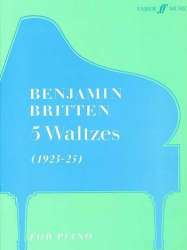 5 Waltzes op.3 : for piano - Benjamin Britten