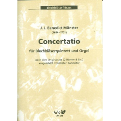 Concertatio : für 2 Trompeten, - J. J. Benedict Münster