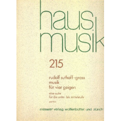 Musik für vier Geigen - Rudolf Suthoff-Gross